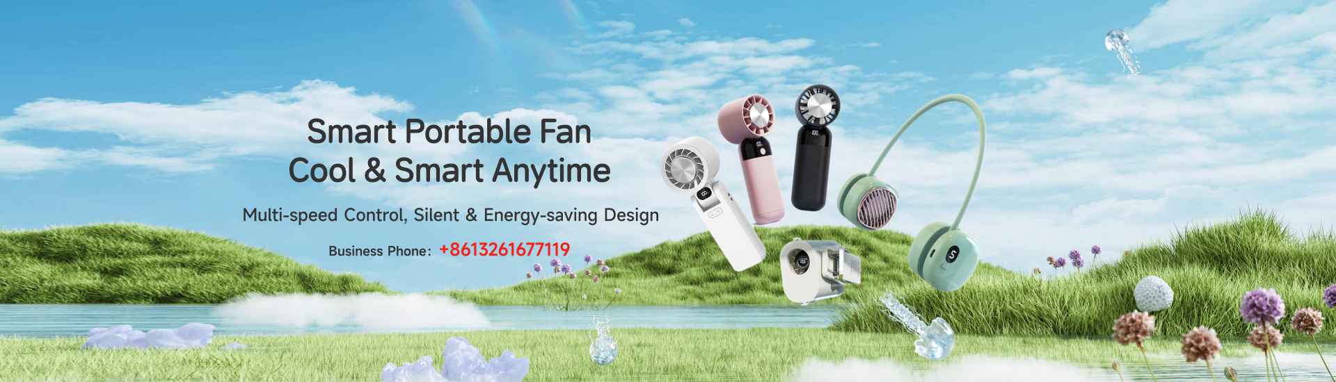 MistAirHome smart portable fans for OEM and wholesale projects