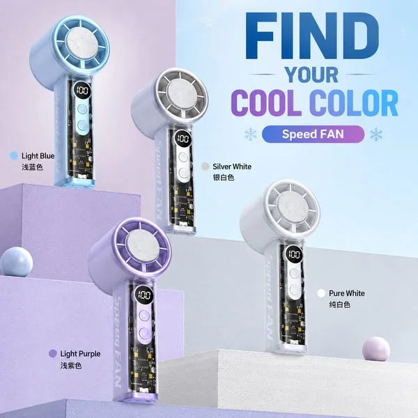 Reference handheld cooling fan appearance